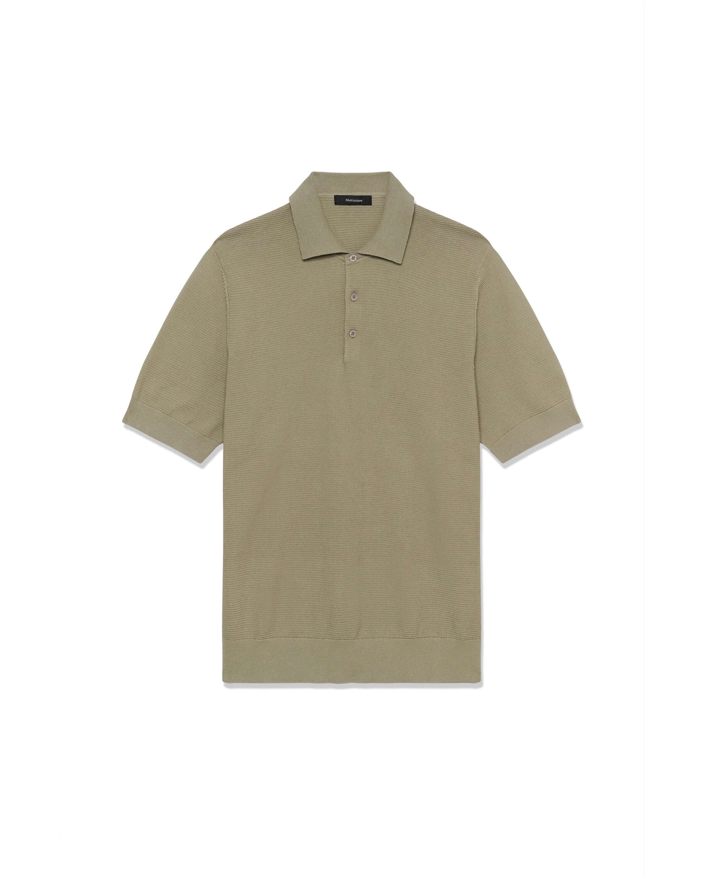 Matinique Poloshirt in Beige: Vorderseite