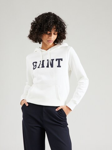 GANTSweater majica - bijela boja: prednji dio