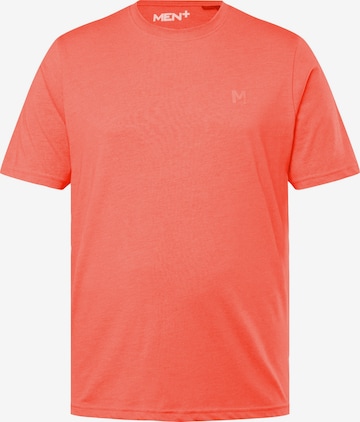 Men Plus T-Shirt in Orange: Vorderseite