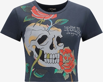 Ed HardyMajica 'Totenkopf Kletterrose' - siva boja: prednji dio