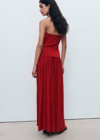 MANGO Knitted dress 'Marti' in Red