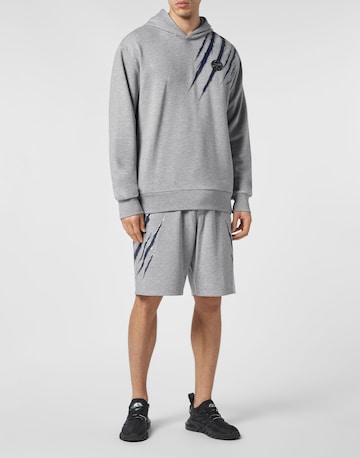 Plein Sport Sweatshirt 'Scratch' in Grey