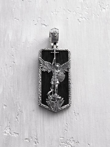REYTEL Anhänger 'ARCHANGEL MICHAEL '‌‌‌‌‌‌‌‌ in Silber: Vorderseite