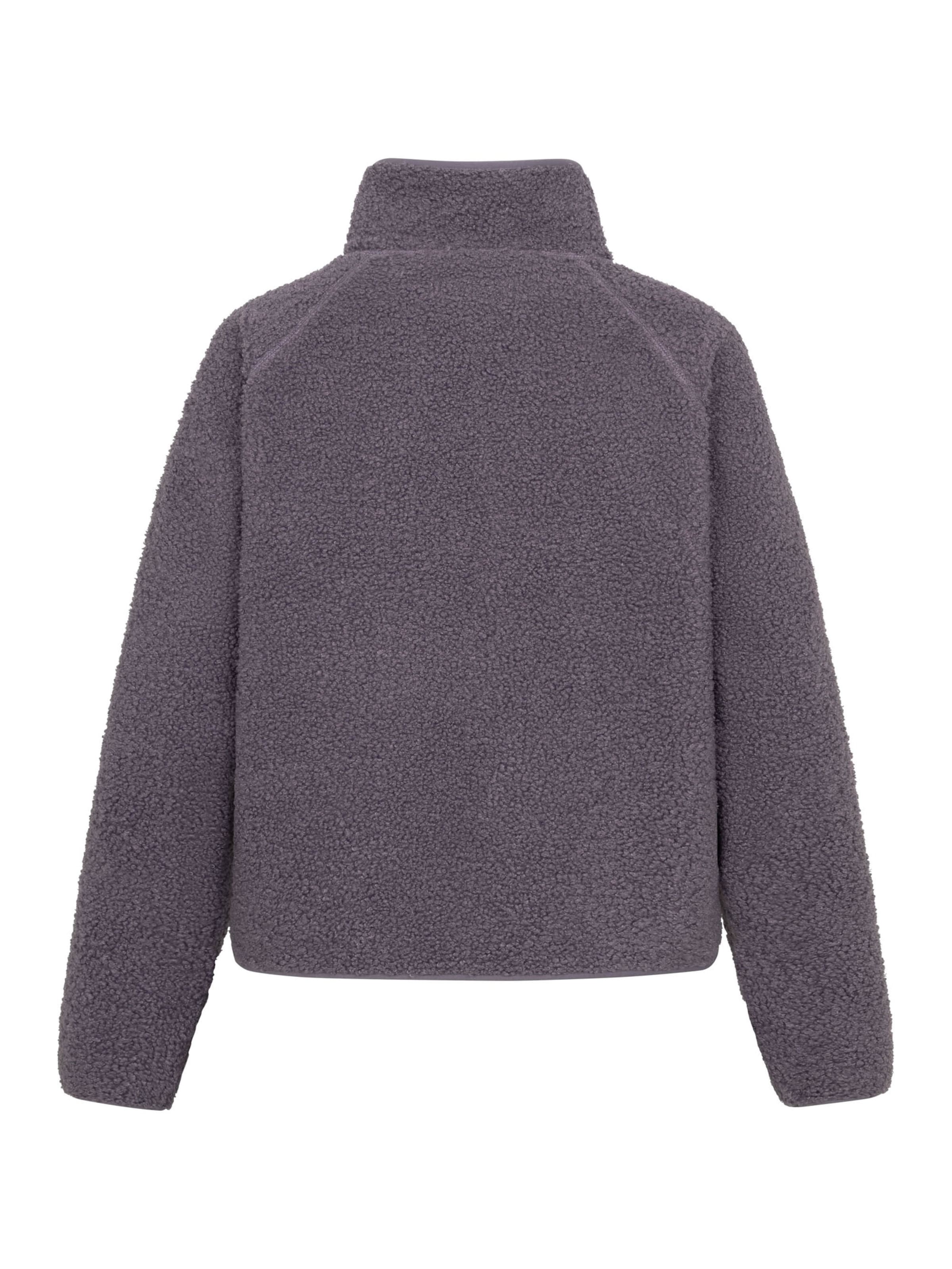 Derbe Fleecejacke 'Kuschelby' in Lila