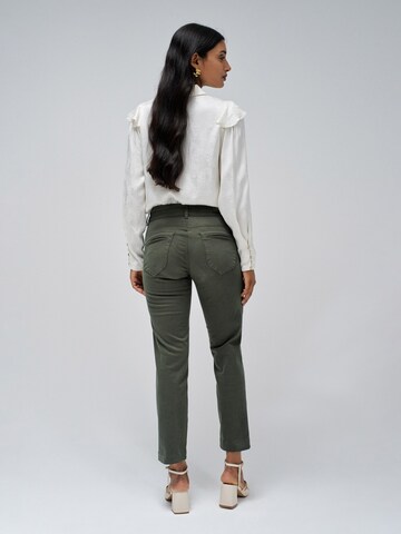 Salsa Jeans Slimfit Chino 'Secret' in Groen
