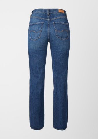 QS Wide Leg Jeans in Blau