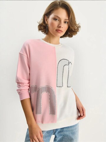 Felpa di Bianco Lucci in rosa