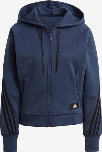 ADIDAS PERFORMANCE Veste de survêtement en bleu / noir, Vue avec produit