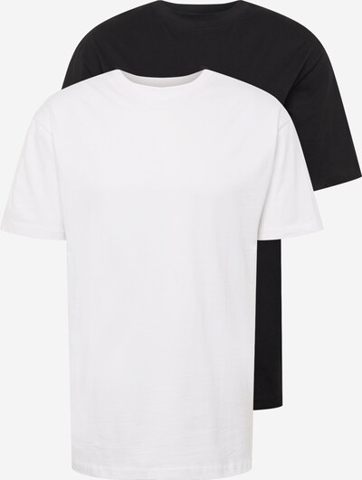 Urban Classics T-Shirt en noir / blanc, Vue avec produit