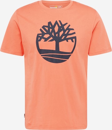 TIMBERLAND Shirt in Oranje: voorkant