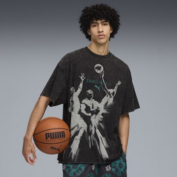 PUMA Shirt 'Hoopocaplypse Basketball' in Zwart
