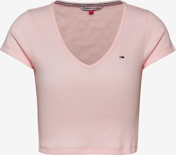 Tommy Jeans Póló - rózsaszín: elől
