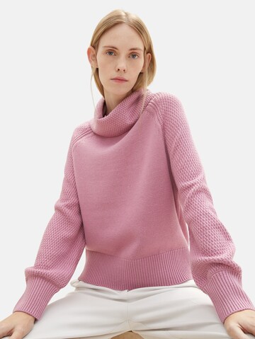 TOM TAILOR Sweater in Pink