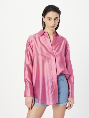 Camicia da donna 'Meredy' di minus in rosa: frontale