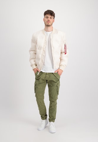 Giacca di mezza stagione di ALPHA INDUSTRIES in bianco