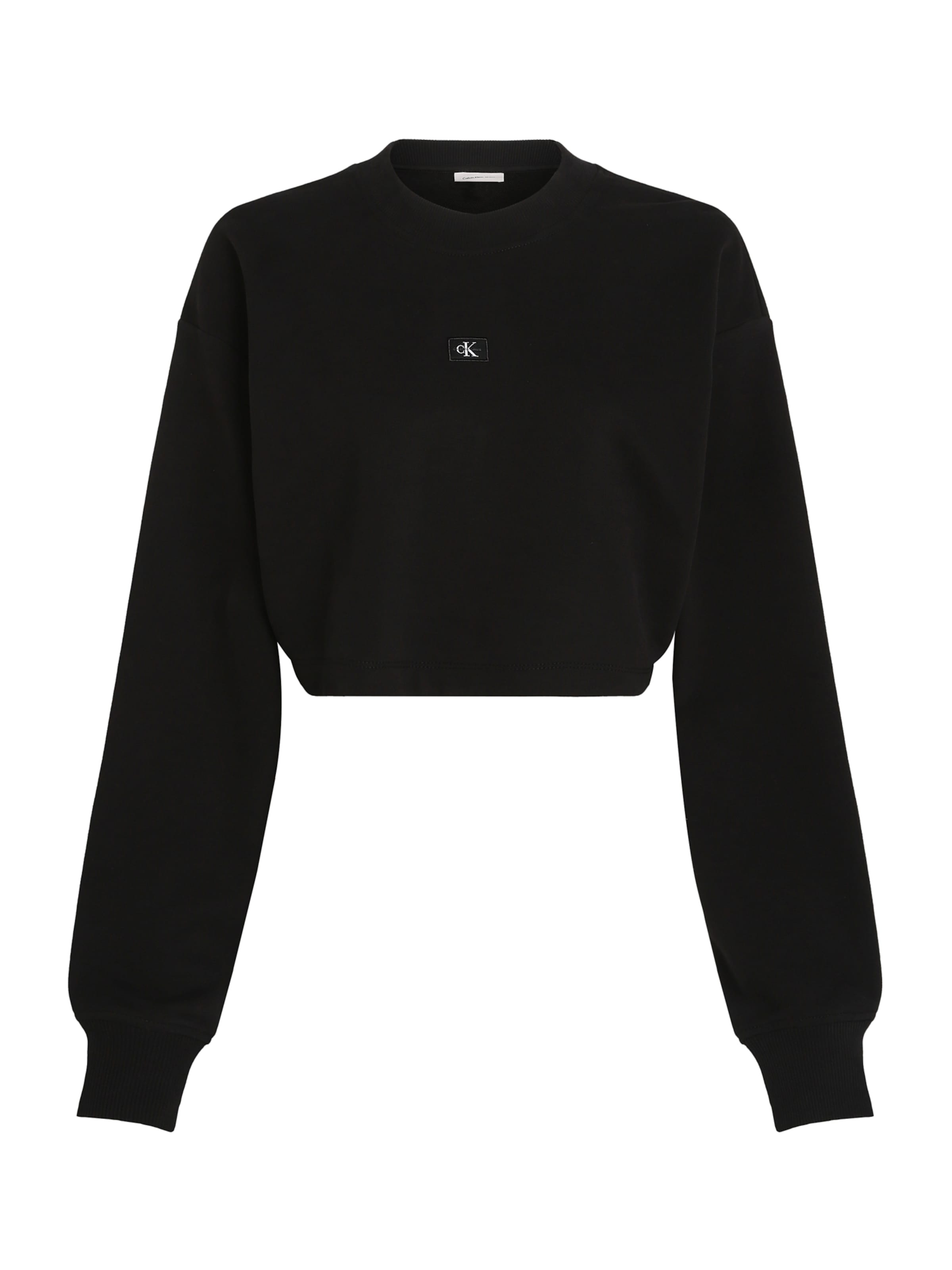 Calvin Klein Jeans Μπλούζα φούτερ σε μαύρο: μπροστά
