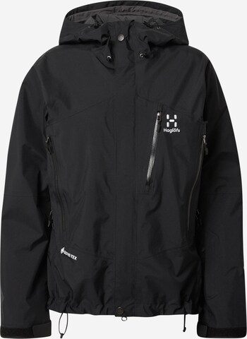 Haglöfs Outdoor Jacket 'Astral' in Black: front