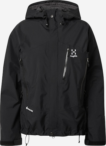 Haglöfs Outdoor Jacket 'Astral' in Black: front