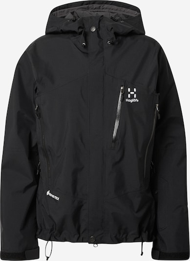 Haglöfs Outdoorjas 'Astral' in de kleur Zwart / Wit, Productweergave