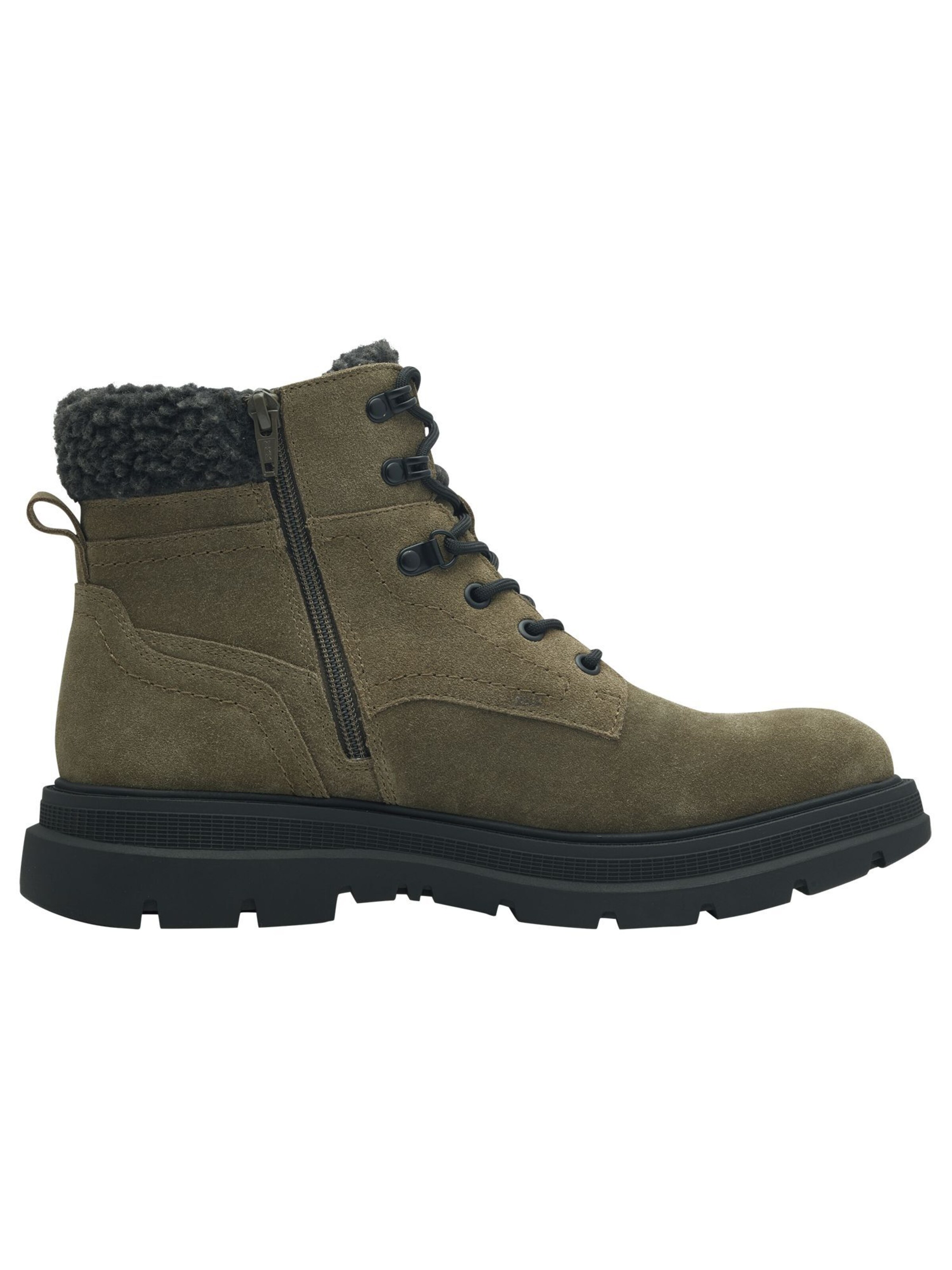 s.Oliver Lace-up boot in Green