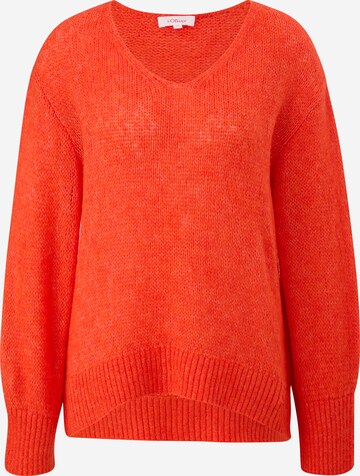 s.Oliver Pullover in Orange: predná strana