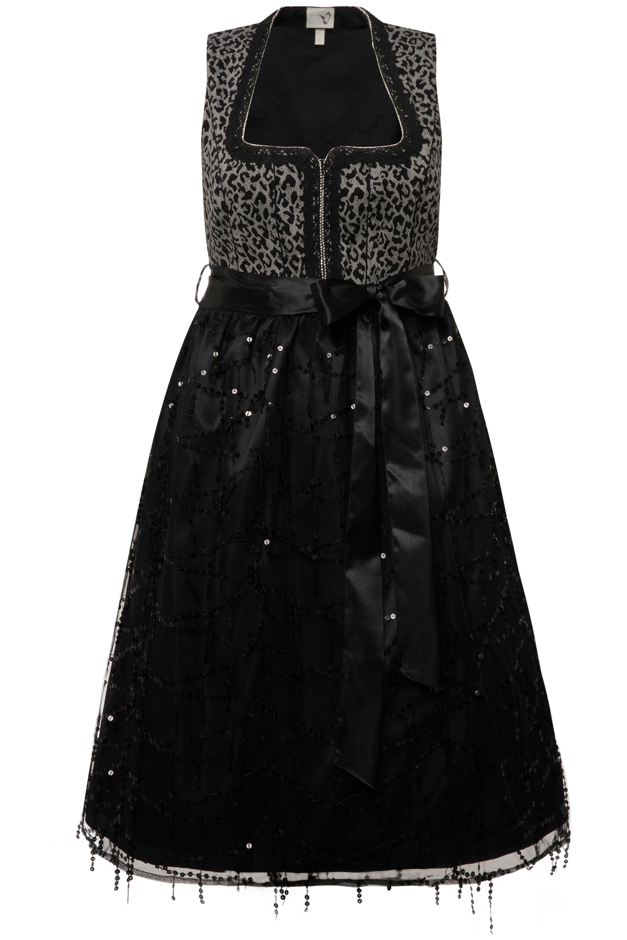 Ulla Popken Kleid in Schwarz: Vorderseite