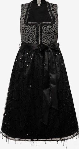 Ulla Popken Kleid in Schwarz: Vorderseite