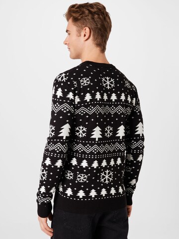 Pullover 'X-MAS TREE' di Denim Project in nero