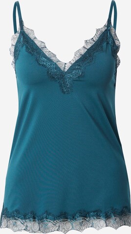 Top di rosemunde in blu: frontale