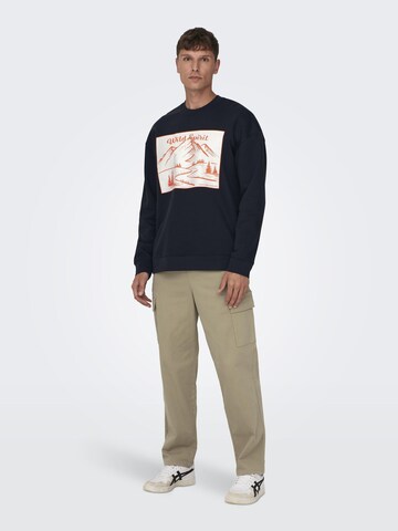 Only & Sons Loose fit Cargo trousers in Brown
