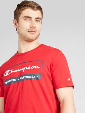 Champion Authentic Athletic Apparel T-Shirt in Rot