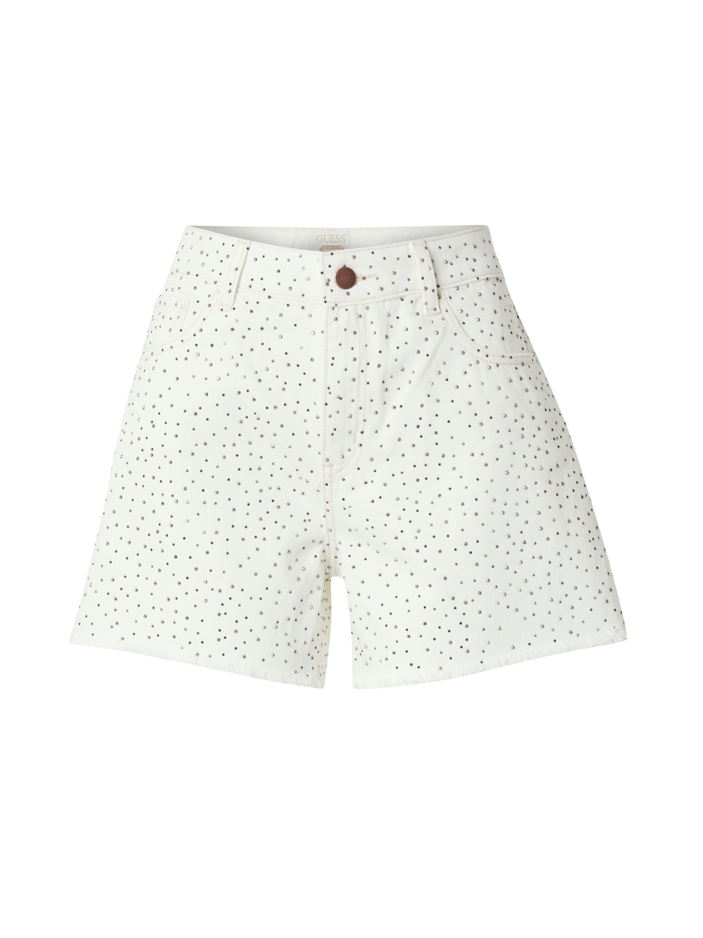 GUESS Regular Shorts in Weiß: Vorderseite