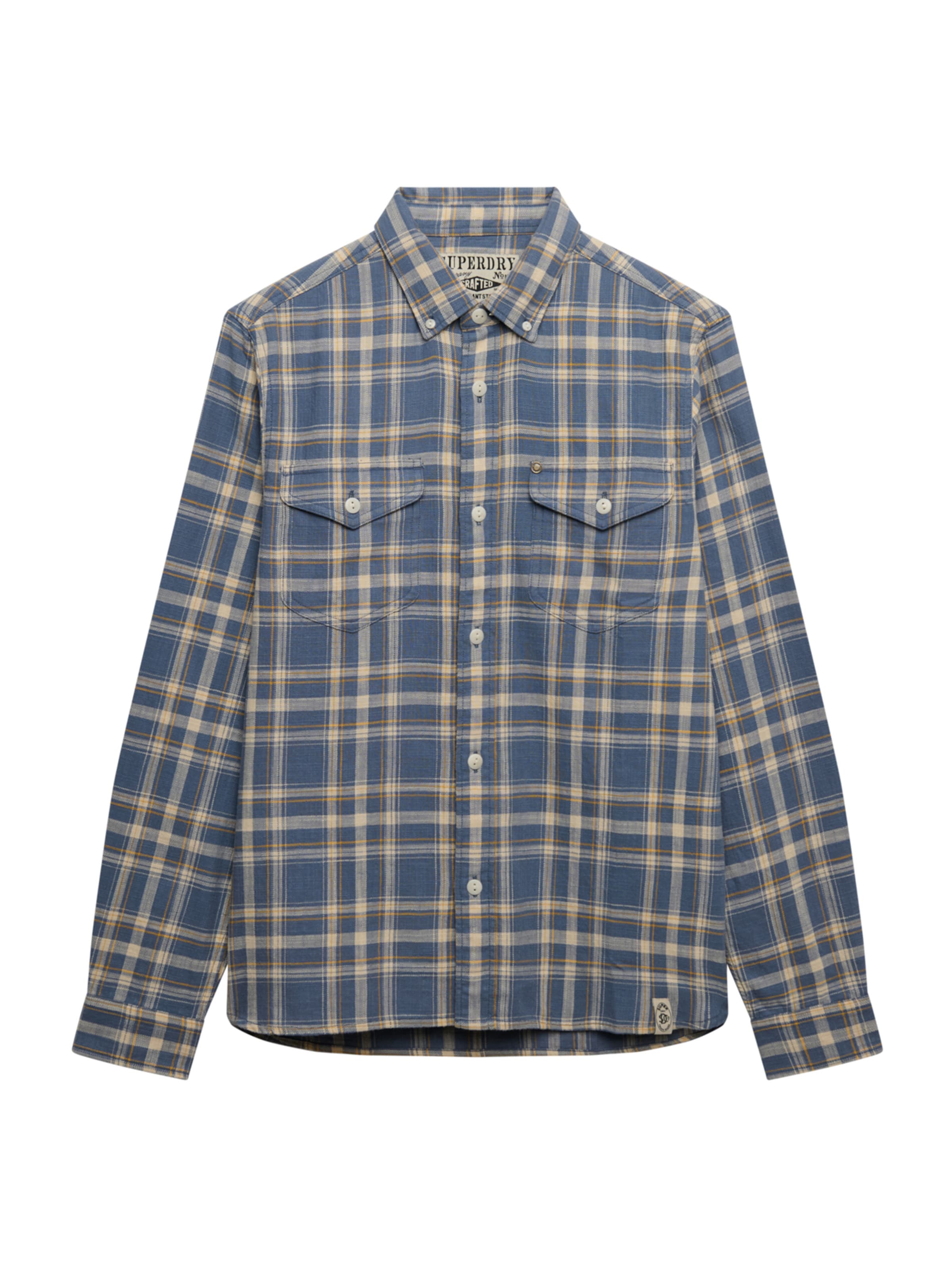 mėlyna Superdry & Co Standartinis modelis Marškiniai: priekis