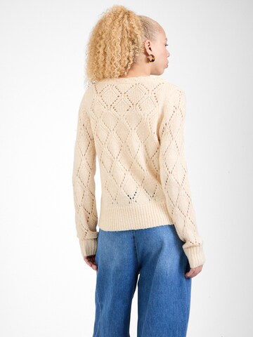 Pull-over 'VIFELINE' VILA en beige