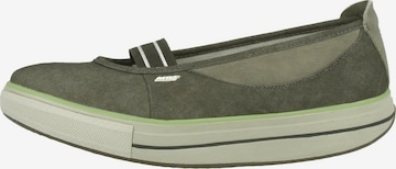 MBT Ballet Flats in Green: front