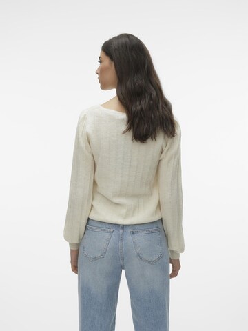 VERO MODA Trui 'KAMILLE' in Beige
