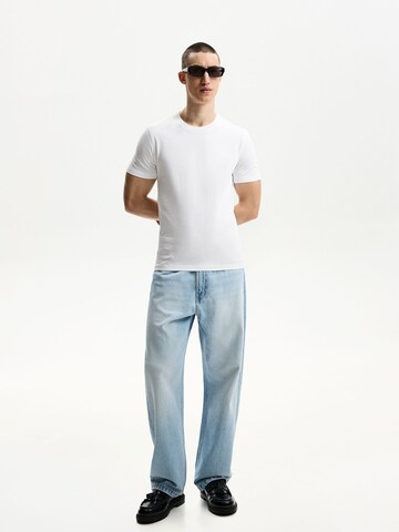 Bershka Tričko – bílá