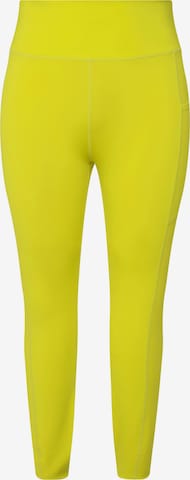 Coupe slim Leggings Studio Untold en jaune : devant