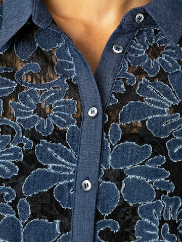 Coster Copenhagen - Camiseta ' Flower ' en azul