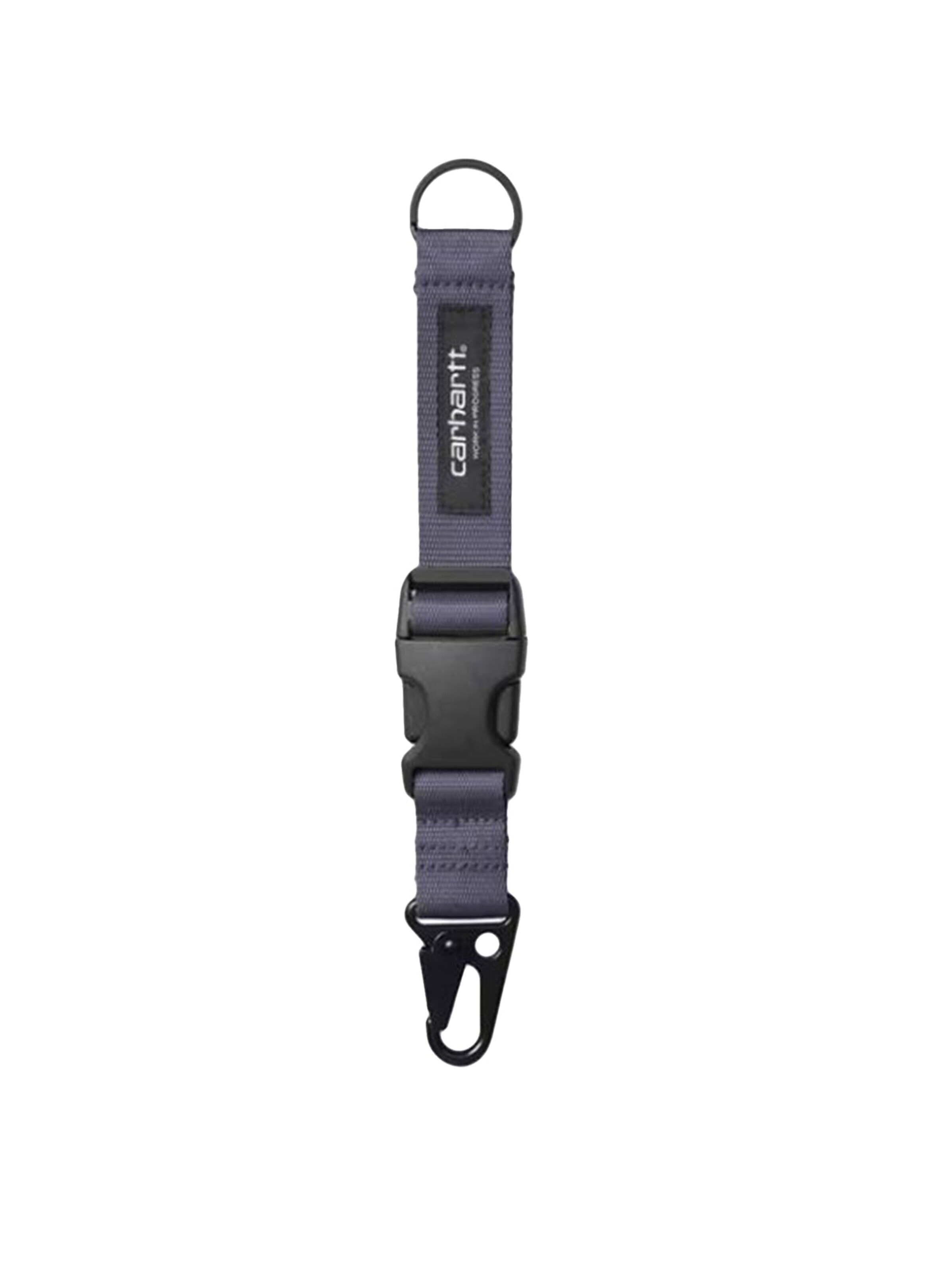Carhartt WIP Schlüsselanhänger 'CLICK KEYHOLDER SHADY PURPLE' in Lila: Vorderseite