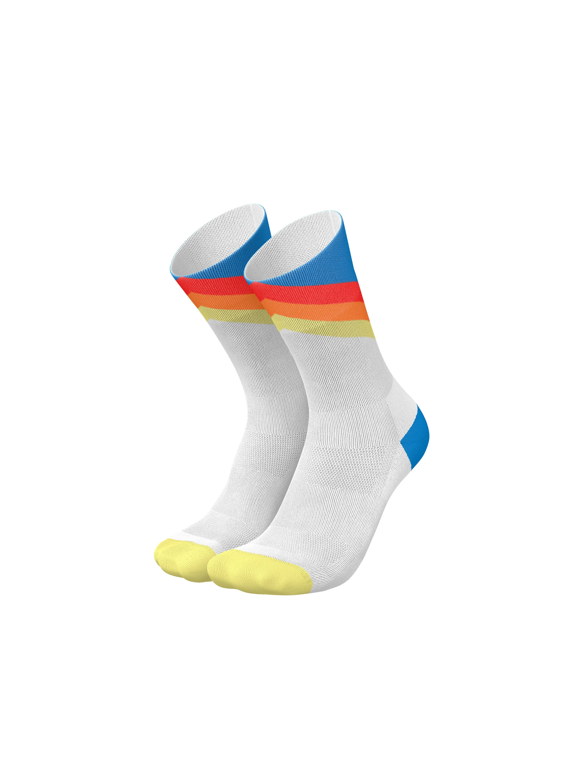 INCYLENCE Athletic Socks 'GRADES' in Blue: front