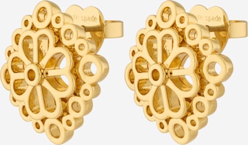 Orecchini 'Spade Flower Lace Studs' di Kate Spade in oro: frontale