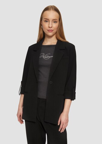 QS Blazer in Black: front