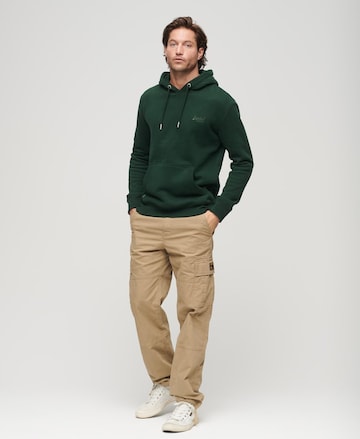 Superdry Sweatshirt 'Essential' in Groen