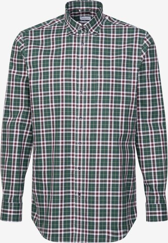 Chemise business SEIDENSTICKER en vert : devant