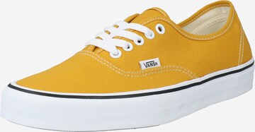 Baskets basses VANS en jaune : devant