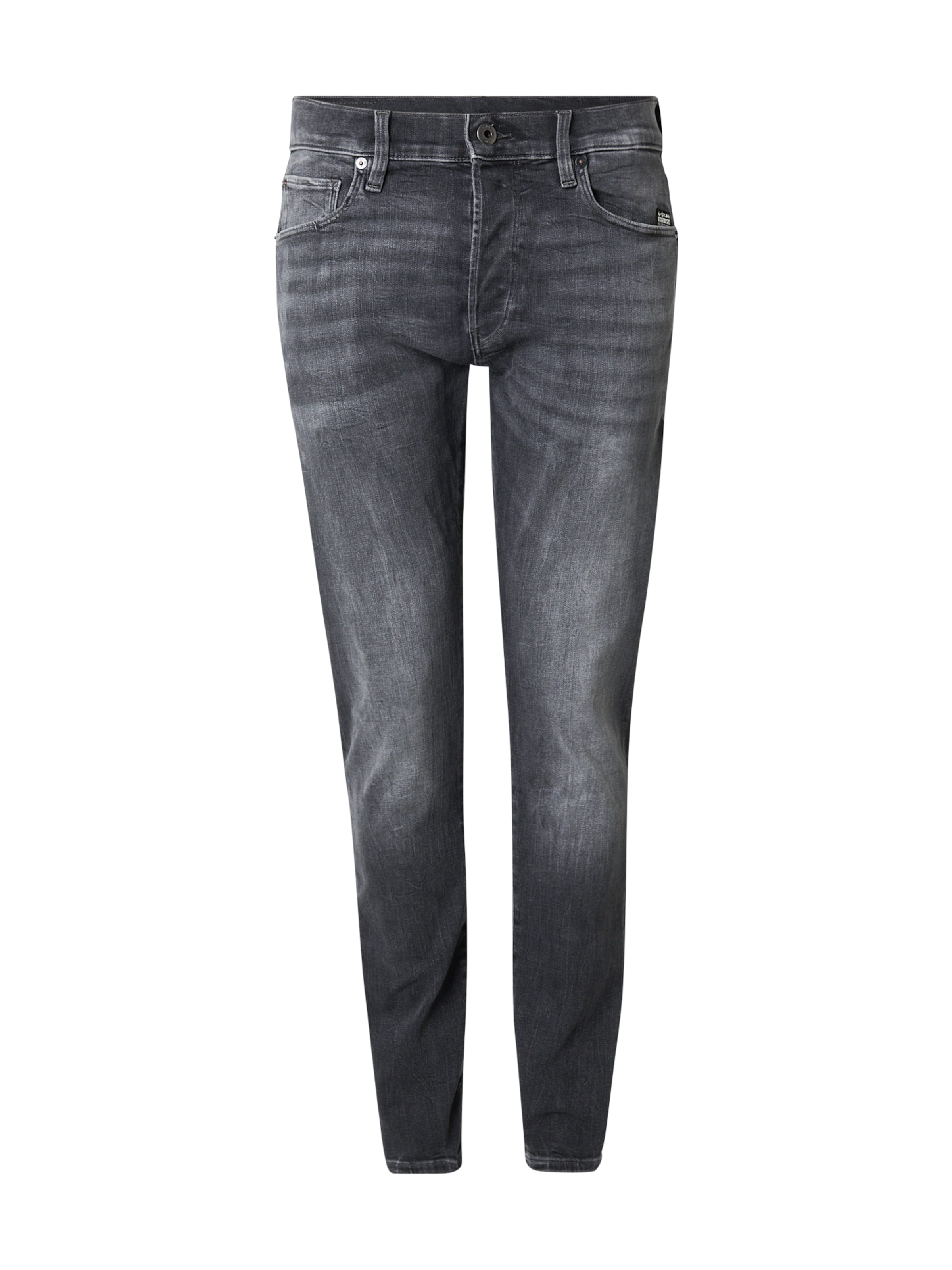 Slimfit Jeans de la G-STAR pe negru: față