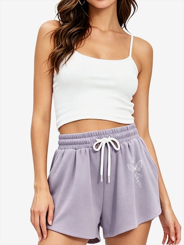 GORHEY Badeshorts in Lila: Vorderseite