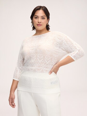 Pull-over Fiorella Rubino en blanc