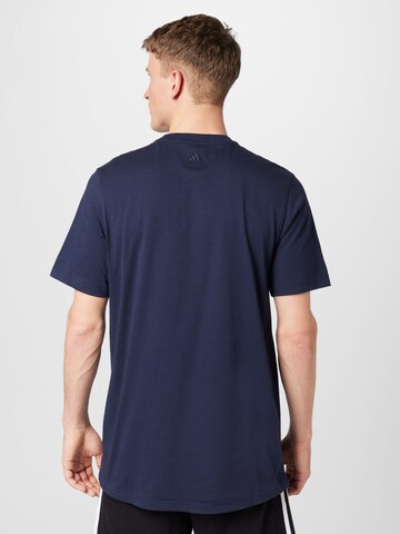 ADIDAS SPORTSWEAR Funkcionalna majica 'All Szn Graphic' | modra barva